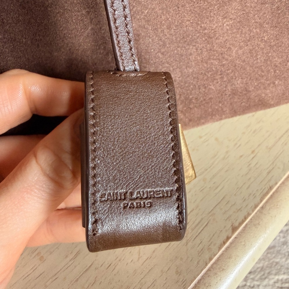 Saint Laurent Large Brown Suede Sac De Jour - Picture 10 of 16